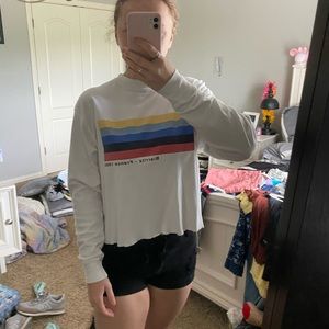 a brandy Melville white long sleeve